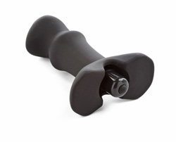 Silicone Butt Plug with Bullet Vibe inserted