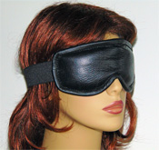 Padded Leather Blindfold demo