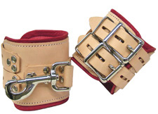 Medical Bondage Wrists Leather Cuffs
